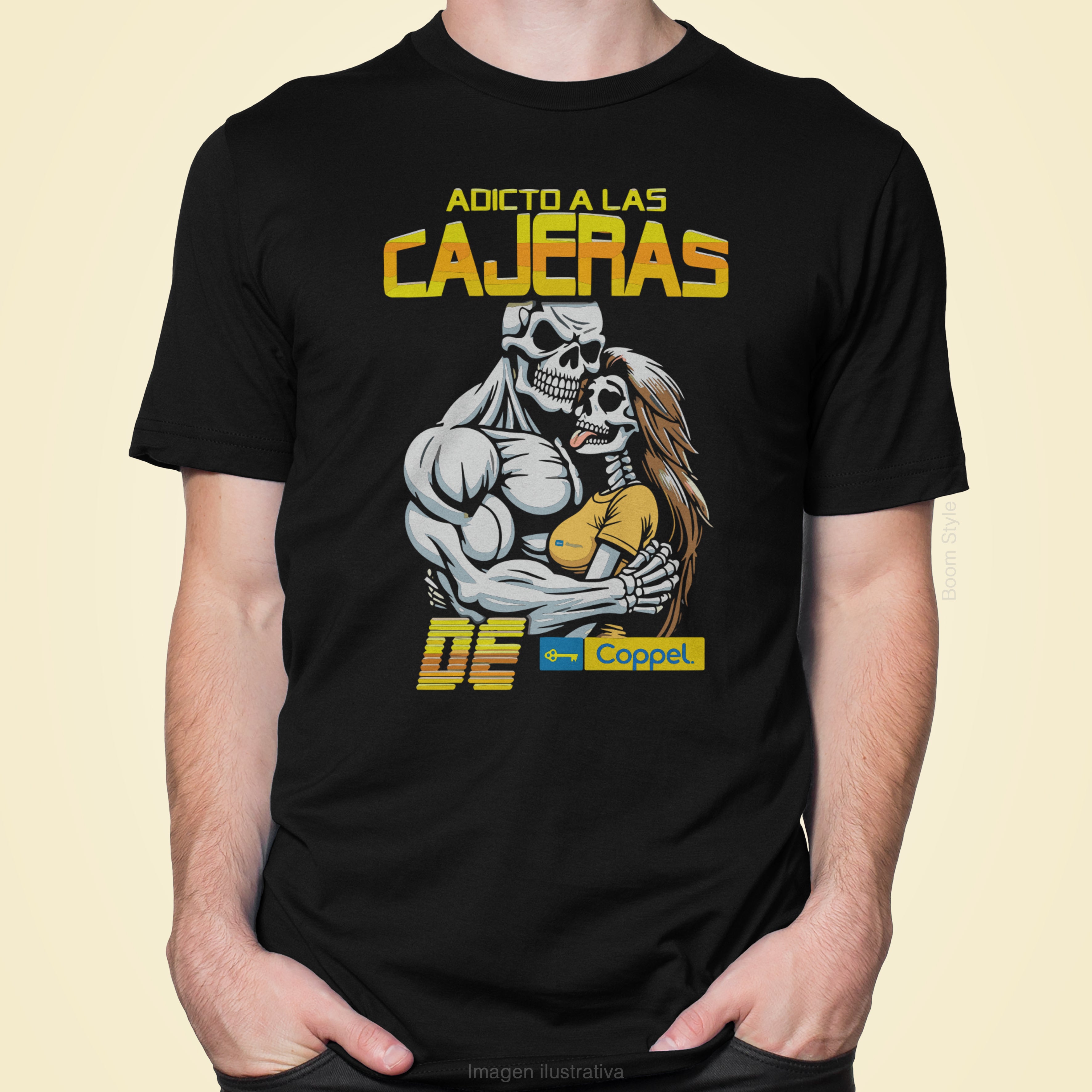 Playera | Adicto a las cajeras de Coppel