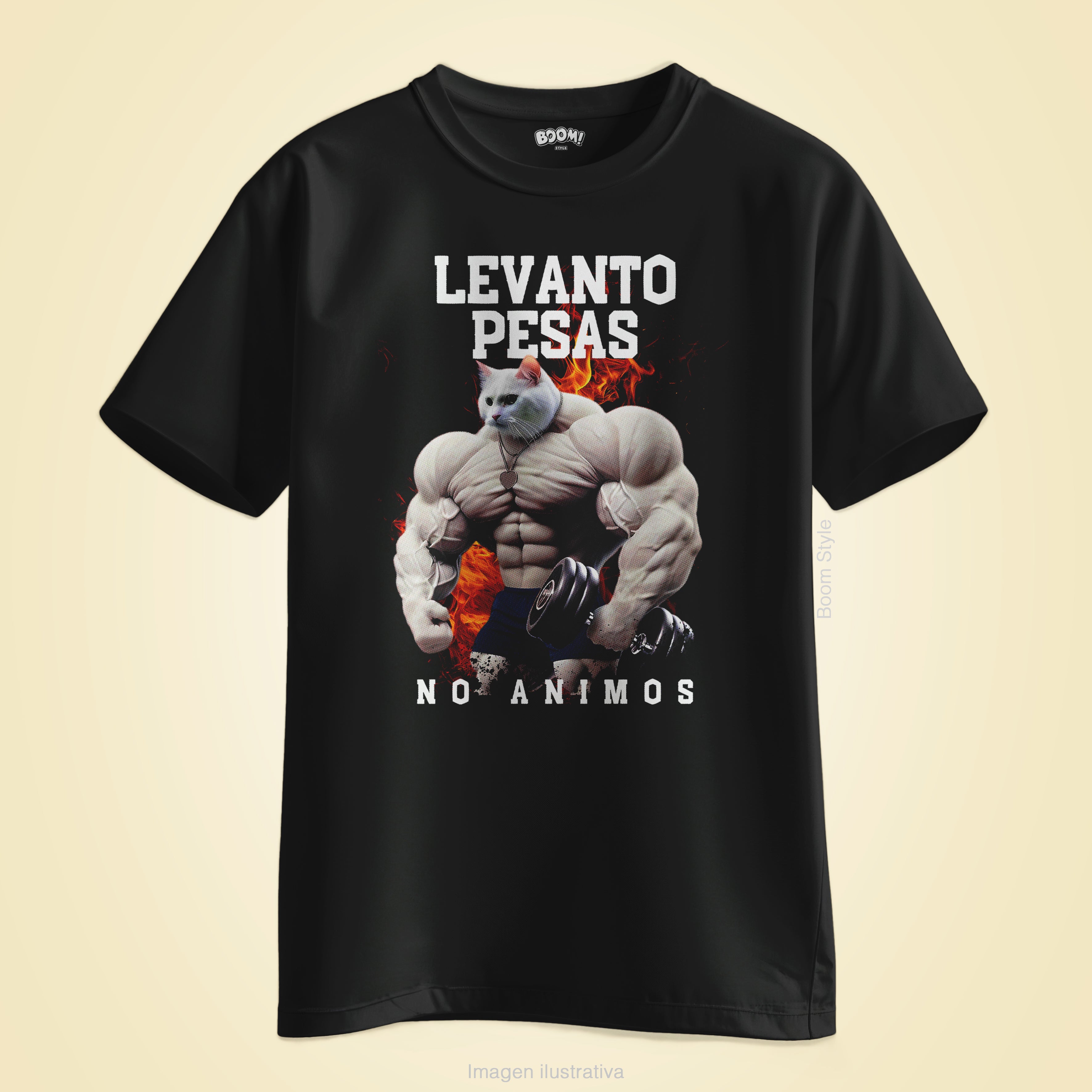 Playera | Levanto pesas no animos