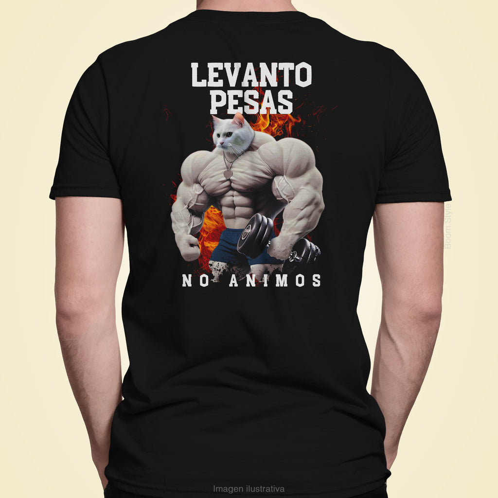 Playera | Levanto pesas no animos